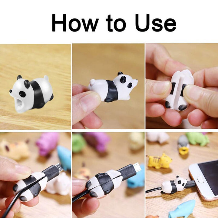 Adorable Animal Cable Protector - Protect Your Charging Cables with Fun and Style!