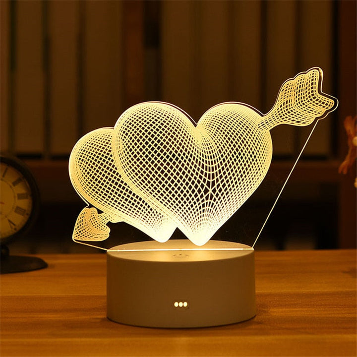 Light up a Face with an Acrylic LED Night Light - A Heartfelt Gift for Your Loved One