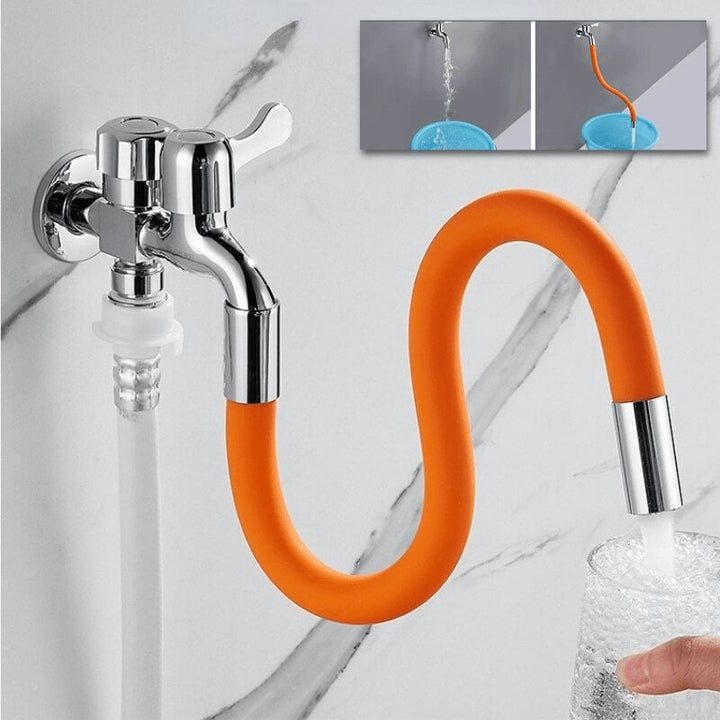 Enhance Your Sink Experience with SplashSaver™ - The Universal Faucet Extender for Effortless Hand and Dish Washing!