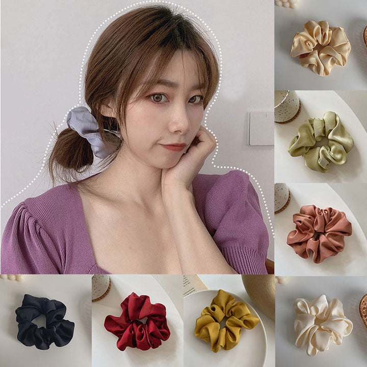 Elevate Your Hair Game with Style and Comfort: Introducing Our Handmade Silk Scrunchie - A Perfect Accent for Every Occasion!