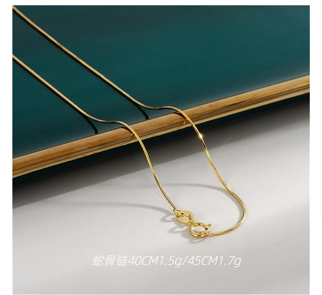 Radiant Elegance: Transform Your Look with Our Exquisite 18K Gold Plated Necklaces!