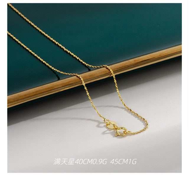 Radiant Elegance: Transform Your Look with Our Exquisite 18K Gold Plated Necklaces!