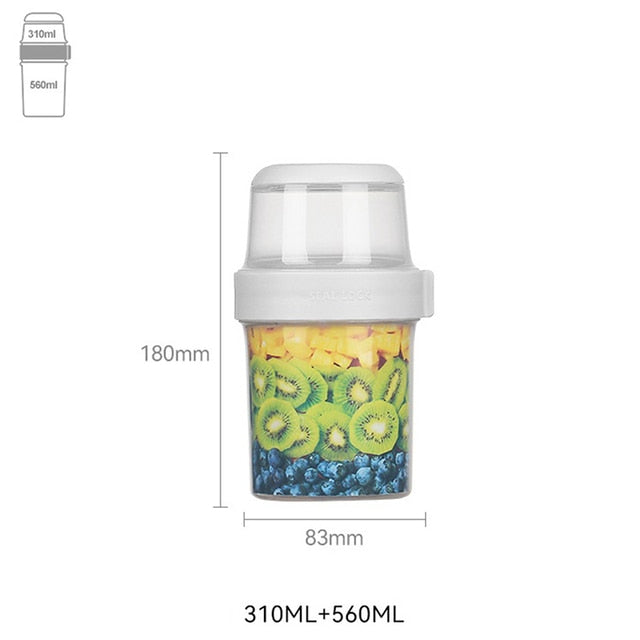 Rely on Superior Freshness with the Fresh-Keeping Food Container: Dual-Purpose, Odor-Free, and Travel-Ready!