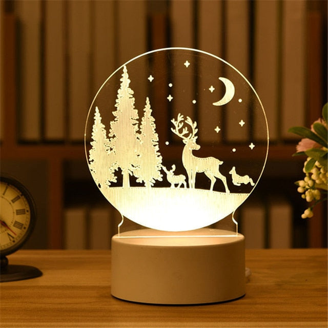 Light up a Face with an Acrylic LED Night Light - A Heartfelt Gift for Your Loved One