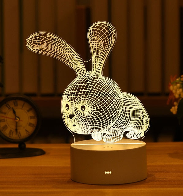 Light up a Face with an Acrylic LED Night Light - A Heartfelt Gift for Your Loved One