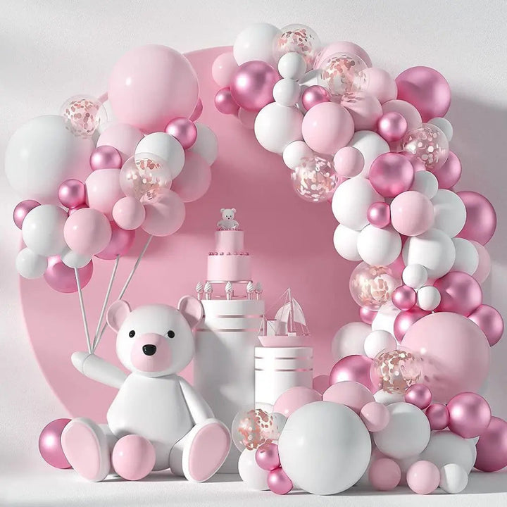 Celebrate Joyfully with Our Baby Birthday Party Balloon Garland – Effortless Elegance for Every Occasion