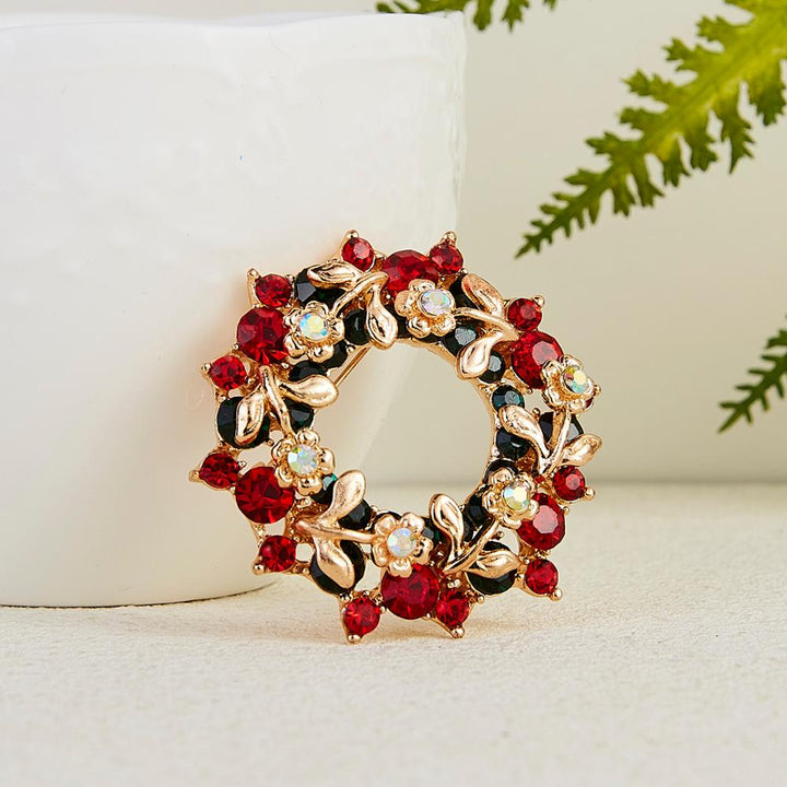 Spread Christmas Joy with Enamel Brooch Pin - Perfect Holiday Gift!