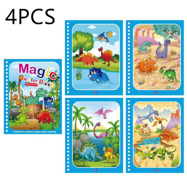 Children's Creative Magic  Water Painting Book