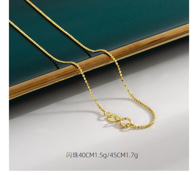 Radiant Elegance: Transform Your Look with Our Exquisite 18K Gold Plated Necklaces!