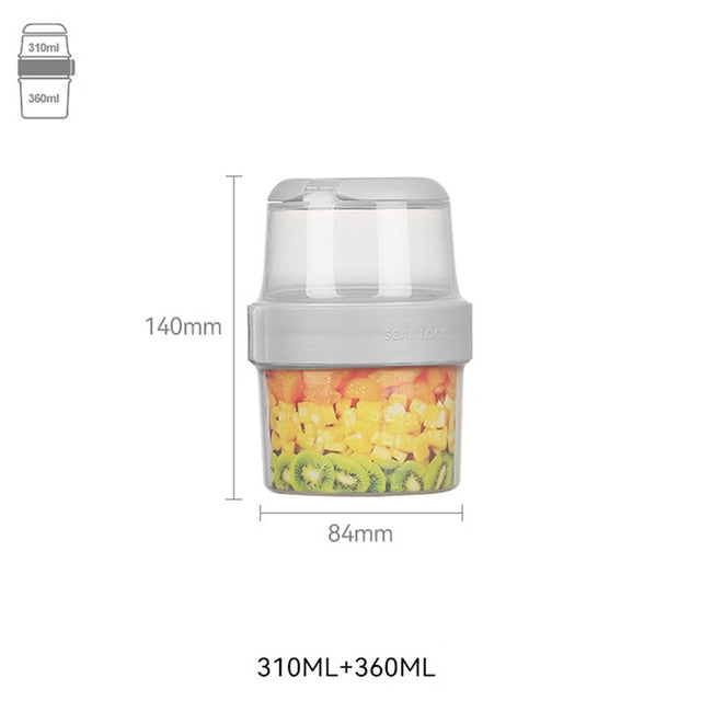 Rely on Superior Freshness with the Fresh-Keeping Food Container: Dual-Purpose, Odor-Free, and Travel-Ready!