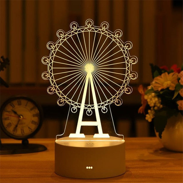 Light up a Face with an Acrylic LED Night Light - A Heartfelt Gift for Your Loved One