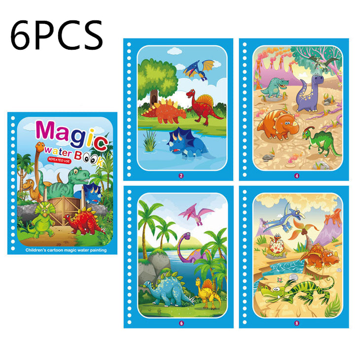 Children's Creative Magic  Water Painting Book