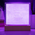 🌟 Sail into Love: LED Square Acrylic Night Light with Romantic Sailboat Scene for Your Wonderful Husband 💖🚢