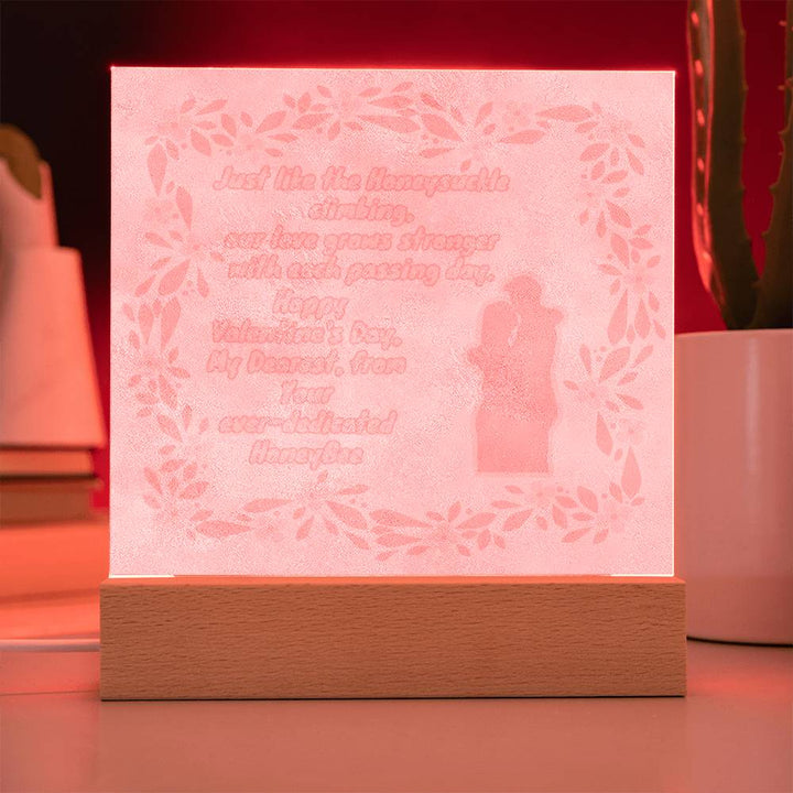 LED Love Blossom: Romantic Valentine's Day Gift - A Glowing Tribute to Ever-Growing Love! 🌸💏