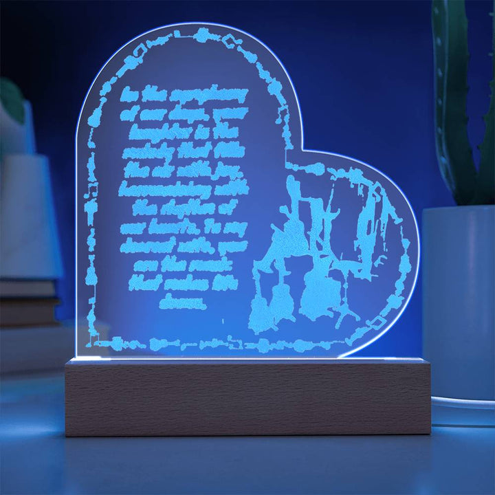 Harmony Unveiled: LED Heart-Shaped Night Light with Musical Notes and Guitars – A Poetic Ode to Love and Music!