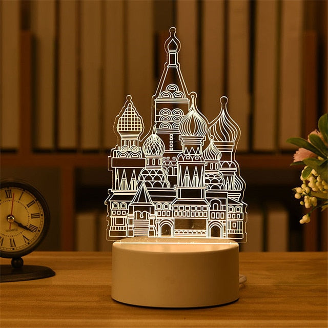 Light up a Face with an Acrylic LED Night Light - A Heartfelt Gift for Your Loved One