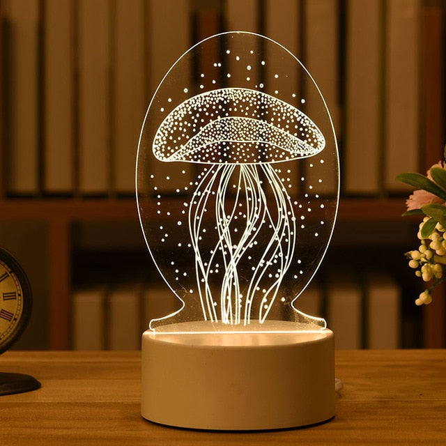 Light up a Face with an Acrylic LED Night Light - A Heartfelt Gift for Your Loved One