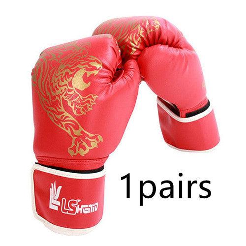 Flame Tiger Boxing Gloves Boxing Training Gloves