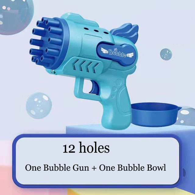 Blast Your Way into Fun with the Bubble Gun Electric Automatic Soap Rocket!