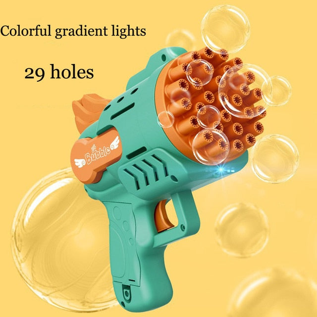 Blast Your Way into Fun with the Bubble Gun Electric Automatic Soap Rocket!