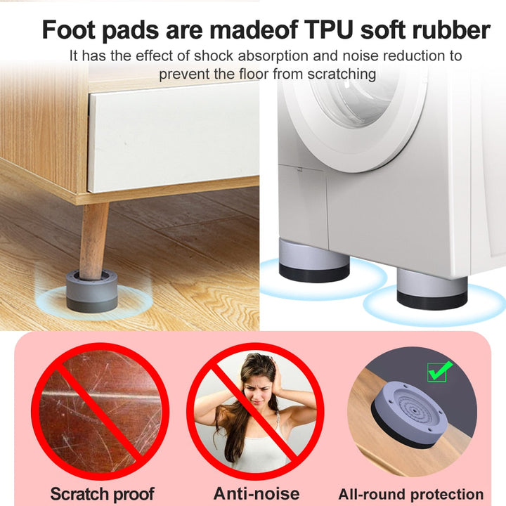 Say Goodbye to Annoying Noise with Our Anti-Vibration Pads for Washing Machines!