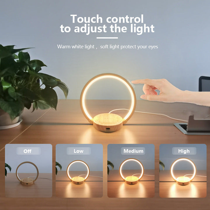 Illuminate Your Space and Power Up with the LED Desk Lamp Wireless Charger