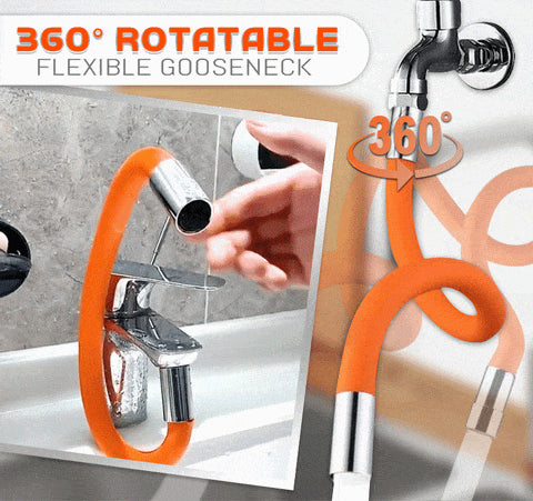 Enhance Your Sink Experience with SplashSaver™ - The Universal Faucet Extender for Effortless Hand and Dish Washing!