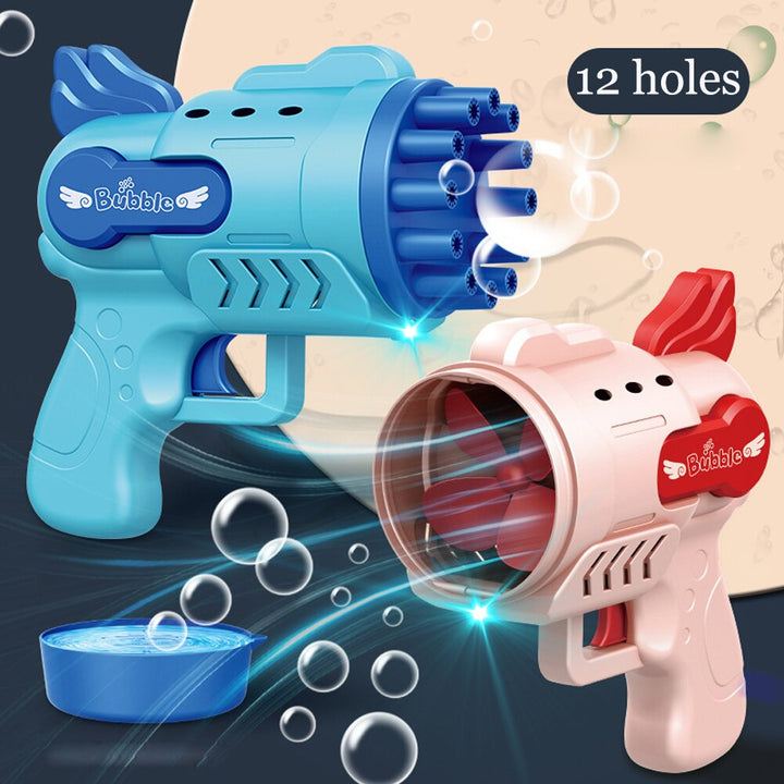 Blast Your Way into Fun with the Bubble Gun Electric Automatic Soap Rocket!