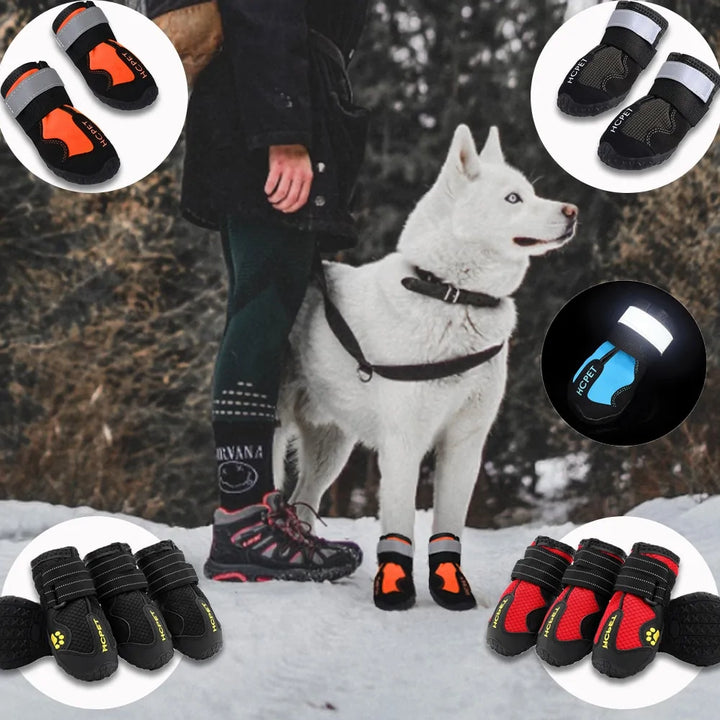 Keep Your Furry Friend's Paws Dry with Waterproof Reflective Dog Boots