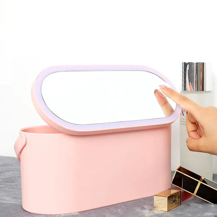 Glow On the Go with Our Portable Makeup Organizer Box!