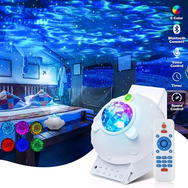 Transform Your Space with the Northern Lights Galaxy Projector: A Mesmerizing 4-in-1 Experience!