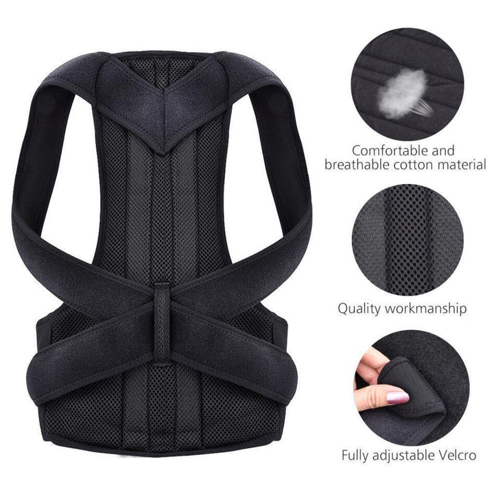 Stand Tall and Confident with Our Adjustable Back Brace Posture Corrector!