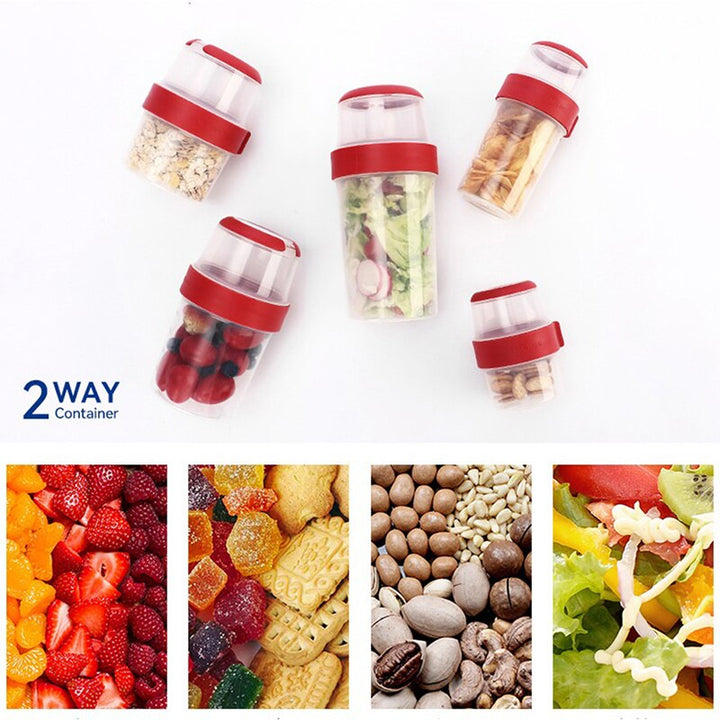 Rely on Superior Freshness with the Fresh-Keeping Food Container: Dual-Purpose, Odor-Free, and Travel-Ready!