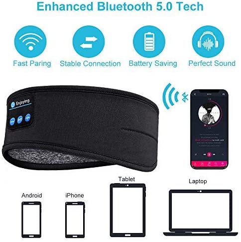 Enhance Your Sleep with Bluetooth Sleeping Headset - The Perfect Gift for a Restful Night!