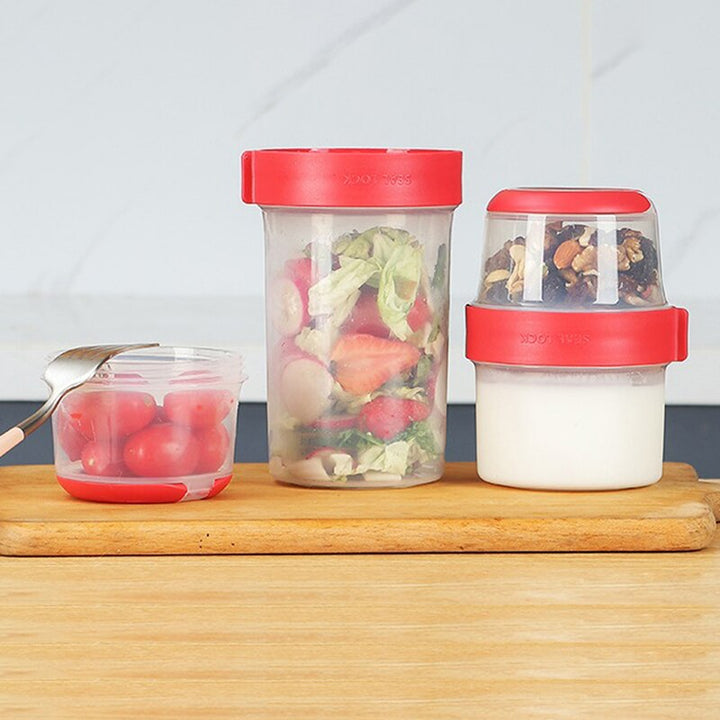 Rely on Superior Freshness with the Fresh-Keeping Food Container: Dual-Purpose, Odor-Free, and Travel-Ready!