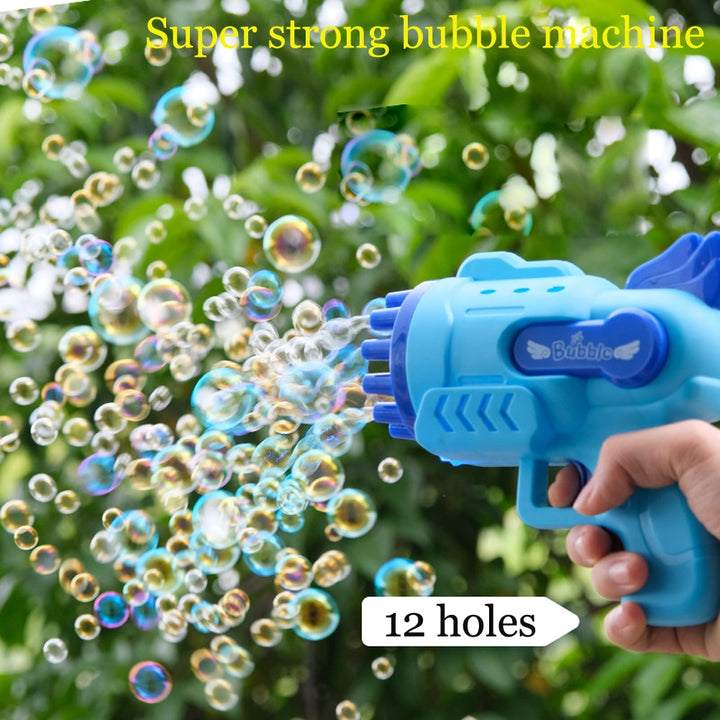 Blast Your Way into Fun with the Bubble Gun Electric Automatic Soap Rocket!