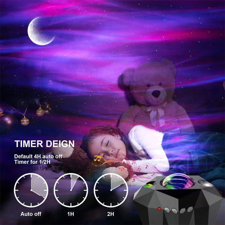 Transform Your Space with the Northern Lights Galaxy Projector: A Mesmerizing 4-in-1 Experience!